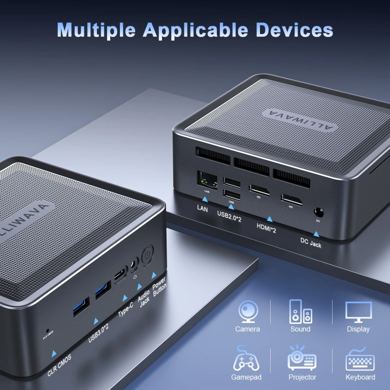 Ryzen 7-tel támad az ALLIWAWA U58 mini PC 6