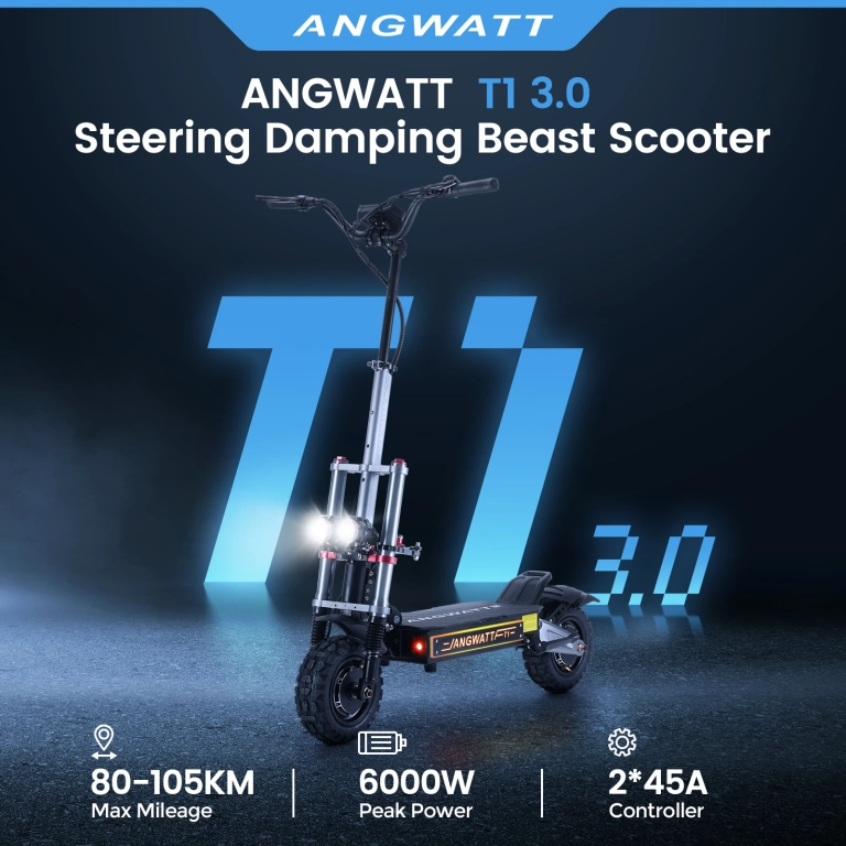 ANGWATT T1 3.0 – e-roller? Ez inkább egy kétkerekű rakéta 12