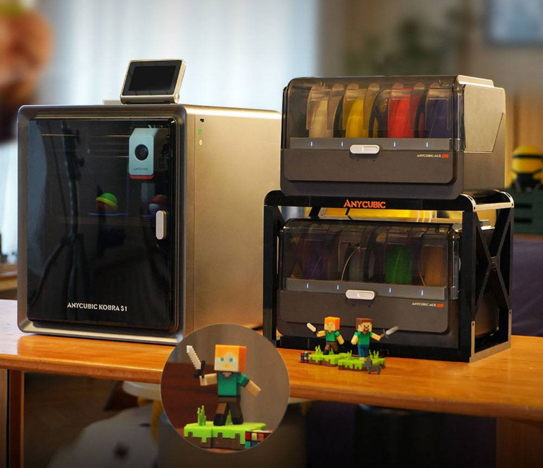 Anycubic Kobra S1 Combo: nyomtass egyszerre akár 8 színnel 10