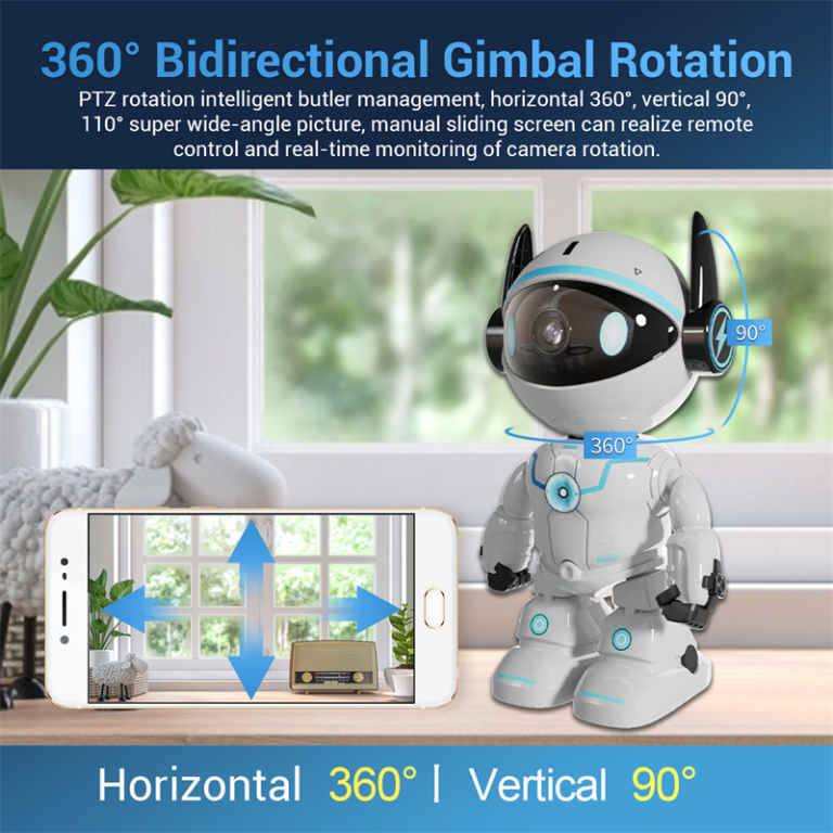 A Pixartól elszökött biztonsági robot: ESCAM PT205 kamera 7