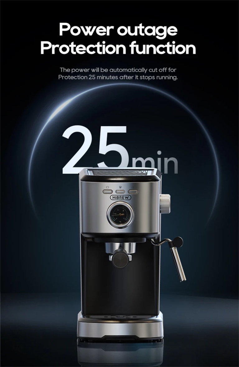 HiBREW H5A eszpresszógép: kávé, ahogy a nagyok csinálják 5