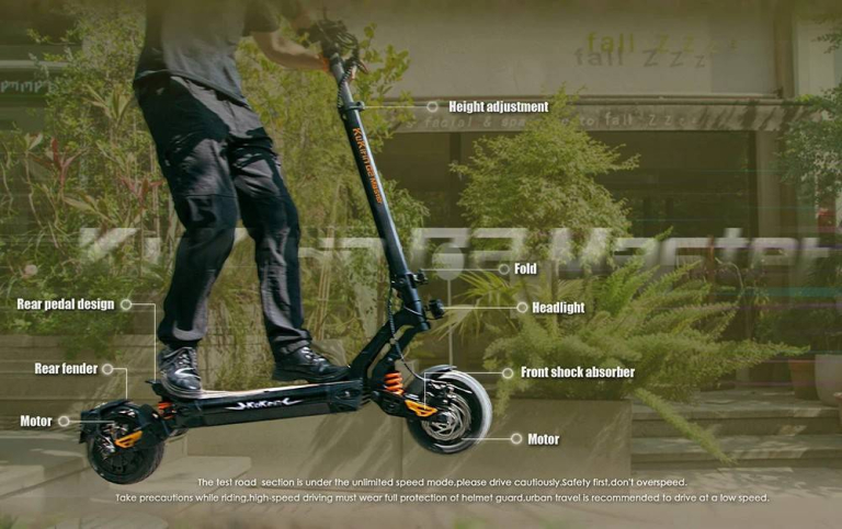 KuKirin G2 Master: brutál e-roller komoly arcoknak 8