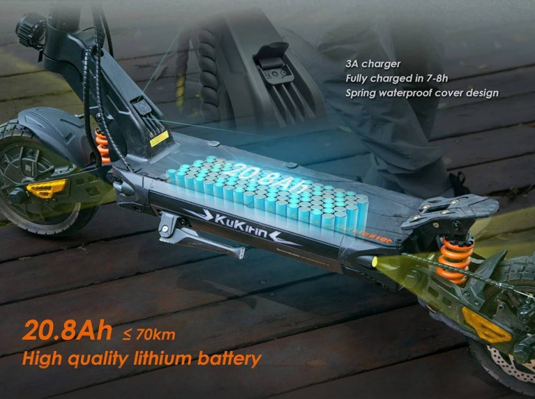 KuKirin G2 Master: brutál e-roller komoly arcoknak 22