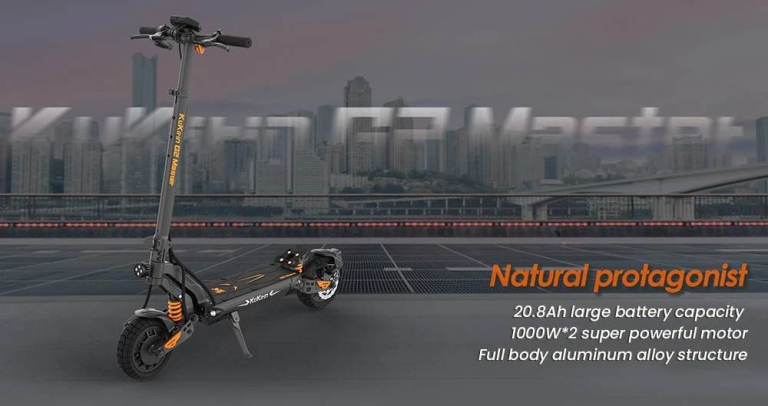 KuKirin G2 Master: brutál e-roller komoly arcoknak 7