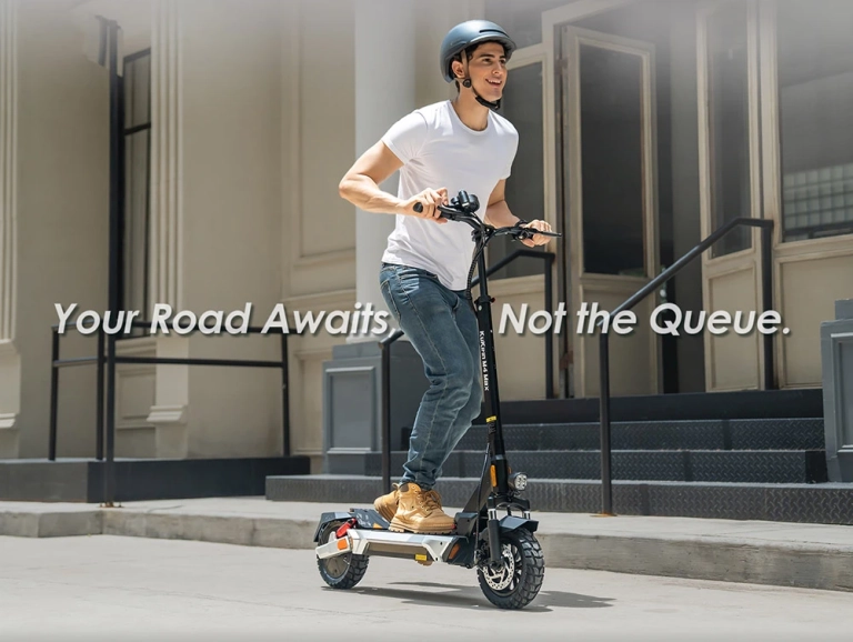KuKirin M4 Max e-scooter: 800 watts, 45 km/h, and you 3
