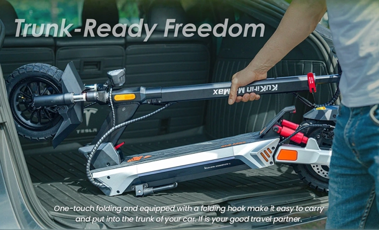 KuKirin M4 Max e-scooter: 800 watts, 45 km/h, and you 12