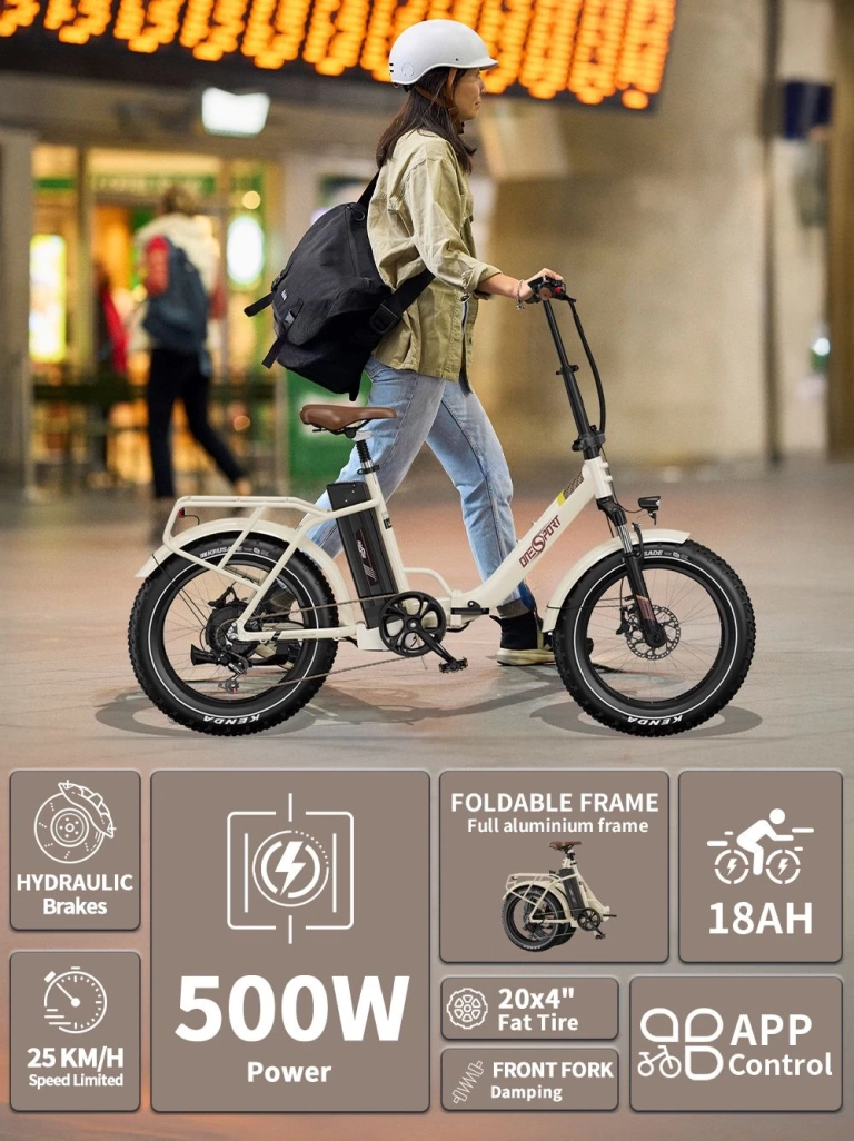 ONESPORT OT16 Max: fatbike feeling összehajtható vázzal 11
