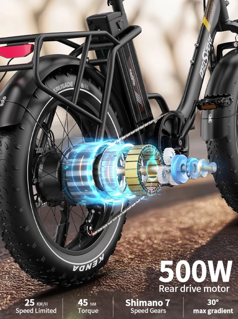 ONESPORT OT16 Max: fatbike feeling összehajtható vázzal 18