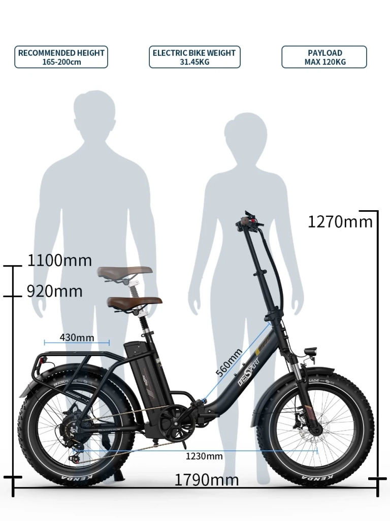 ONESPORT OT16 Max: fatbike feeling összehajtható vázzal 19