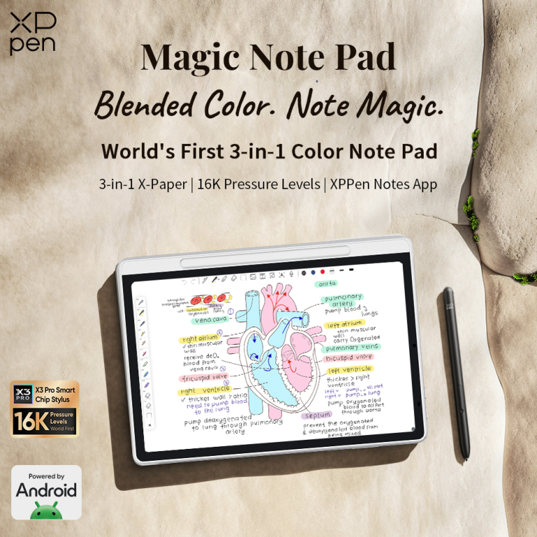 Jegyzetfüzet újratöltve: Itt az XPPen Magic Note Pad! 5