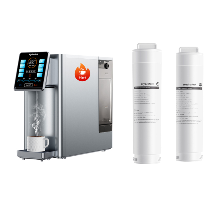 Tiszta vizet a pohárba a Hydrofast W100 víztisztítóval 8
