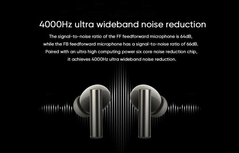 50 dB csend és 40 óra zene: Realme Buds Air 6 Pro 4
