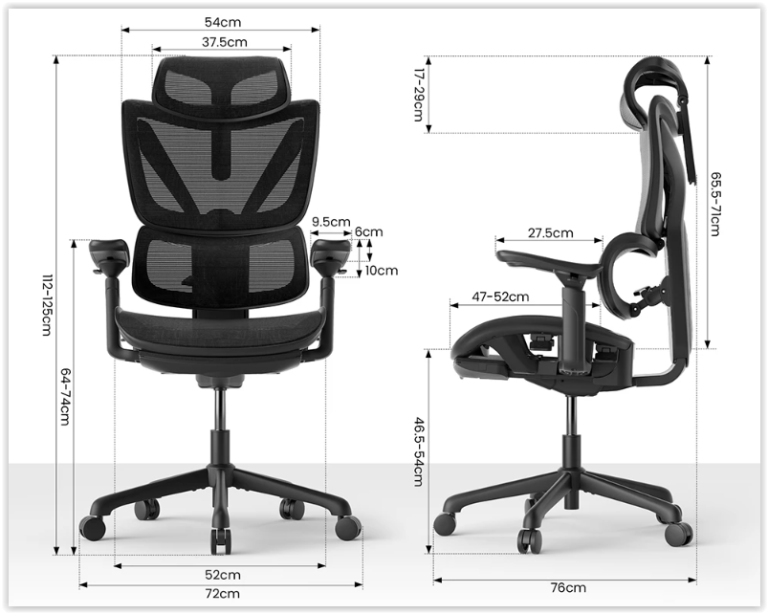 ACGAM CG-5245M ergonomikus szék teszt 22