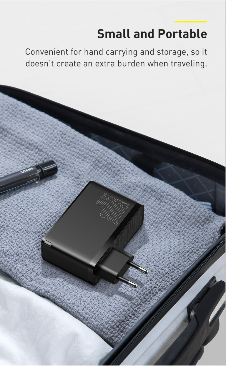 Baseus 100 W-os GaN töltő, itthoni ár alatt, Aliról 5