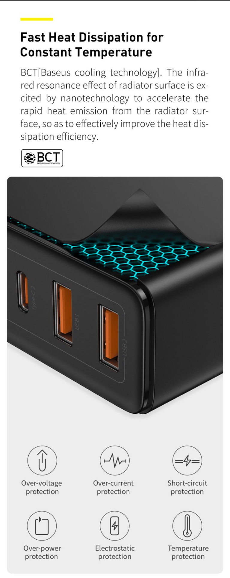 Baseus 100 W-os GaN töltő, itthoni ár alatt, Aliról 12
