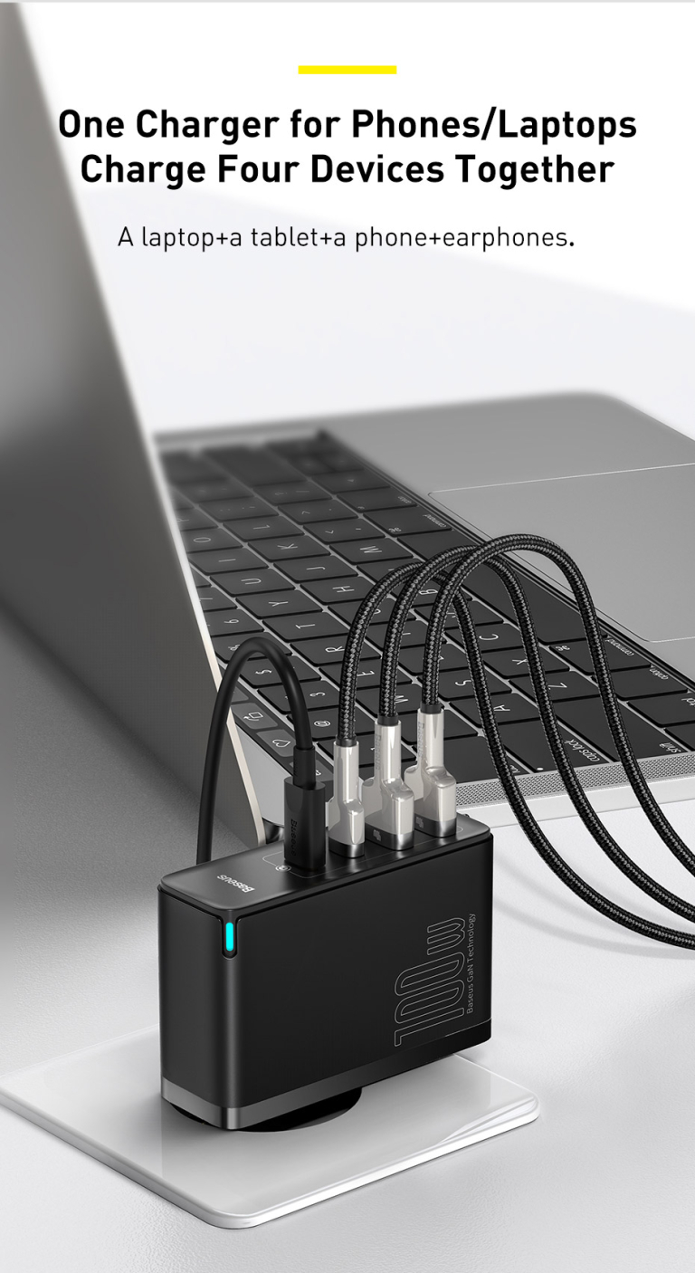 Baseus 100 W-os GaN töltő, itthoni ár alatt, Aliról 8