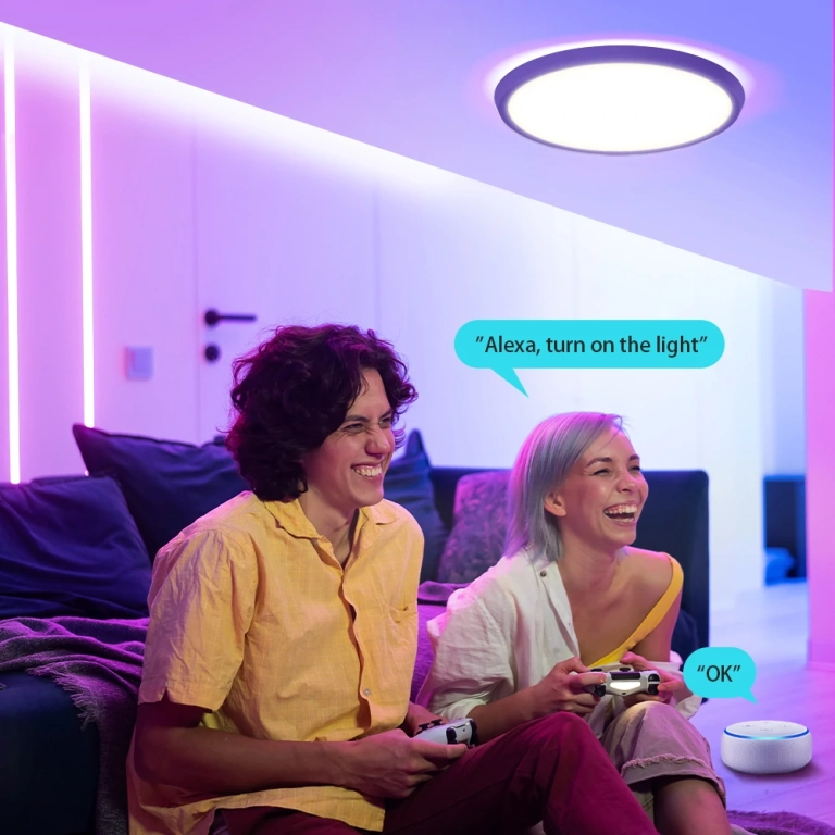 Fényjáték a plafonról: BlitzWill CLT1 mennyezeti lámpa 2
