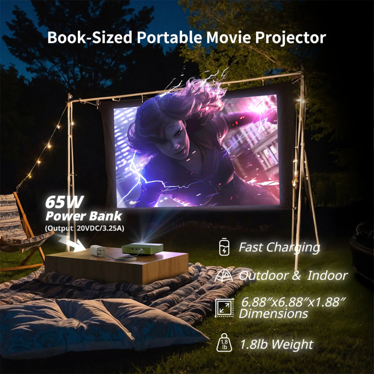 Vetítés full extrán: FENGMI WEMAX S5 projektor 8