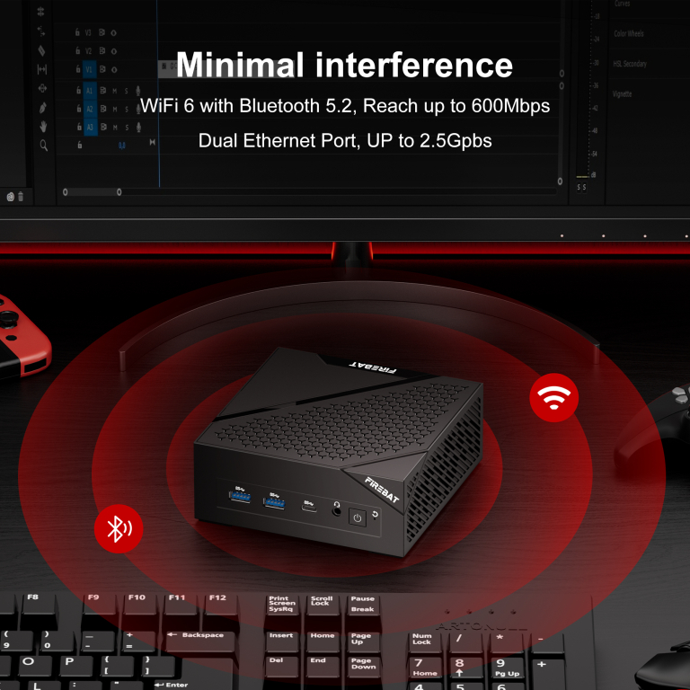FIREBAT AM02 mini PC: multitasking, filmezés, light gaming 7