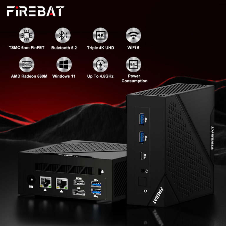 FIREBAT AM02 mini PC: multitasking, filmezés, light gaming 4