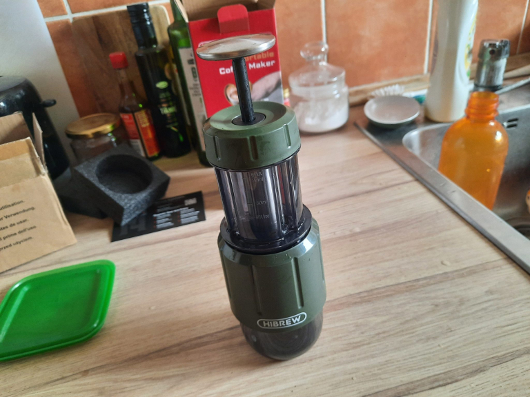 HiBREW H4D hordozható kávéfőző teszt 2