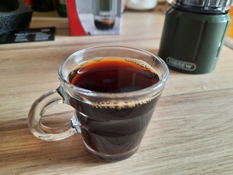 HiBREW H4D hordozható kávéfőző teszt 16