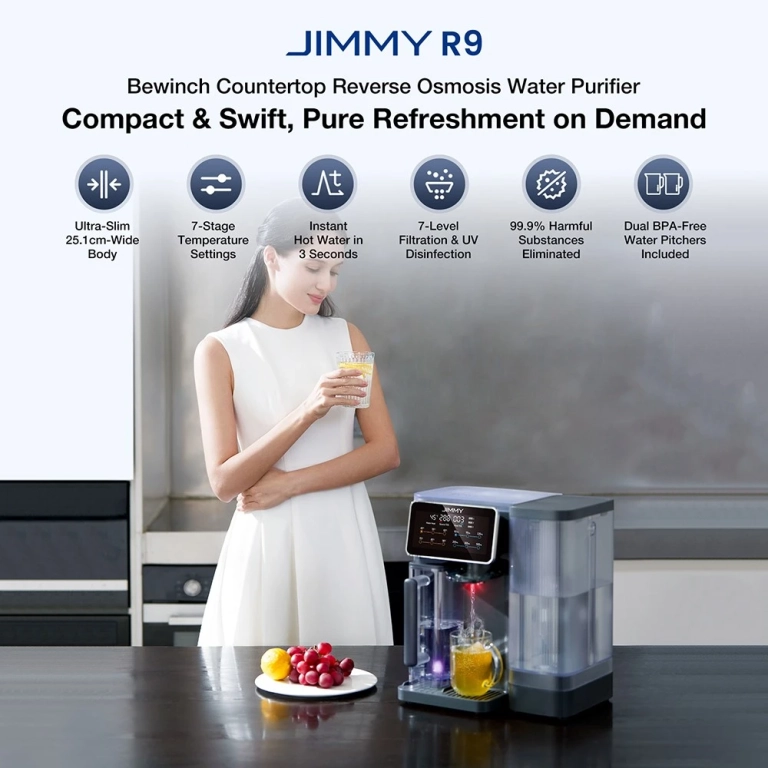 Bemutatkozik a Jimmy R9 asztali víztisztító készülék 10
