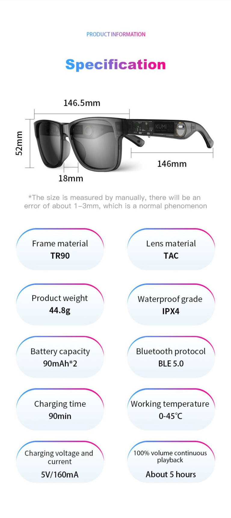 KUMI Meta V1 okosszemüveg – Viseld a jövő technológiáját 9