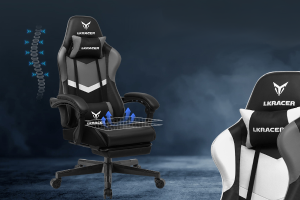 LUCK RACER szék: láb fent, háttámla hátra, mehet a ranked