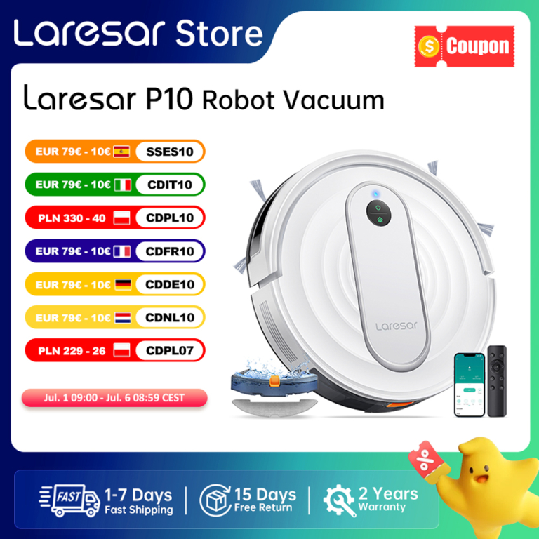 A Laresar P10 robotporszívó nem hagy koszt, csak nyugalmat 2