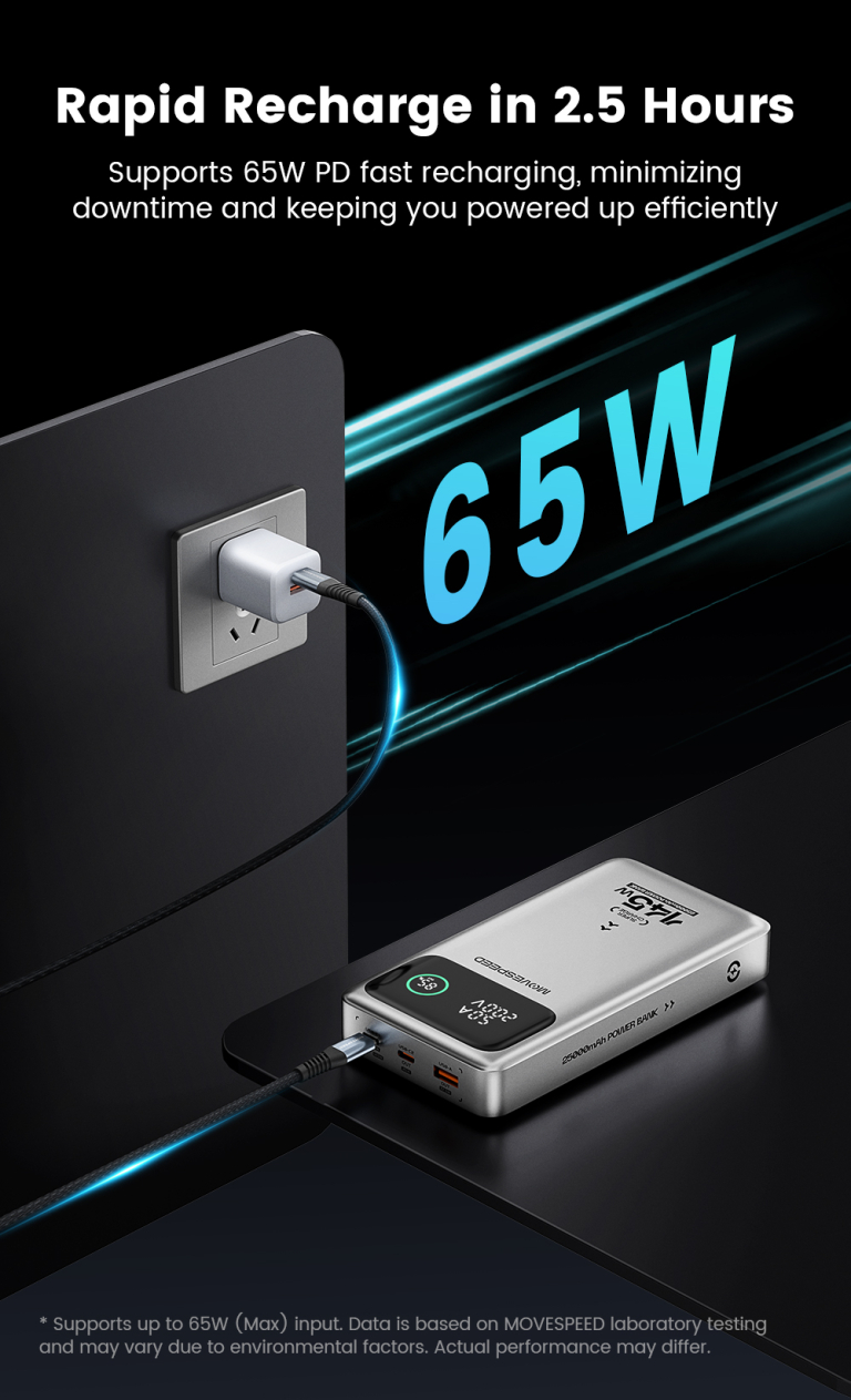 MOVESPEED M25 Pro power bank, ami többet tud az átlagnál 4