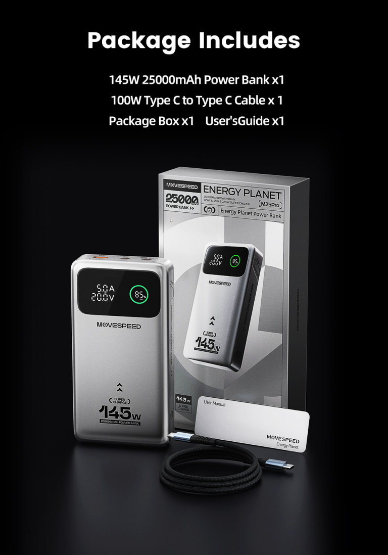 MOVESPEED M25 Pro power bank, ami többet tud az átlagnál 10