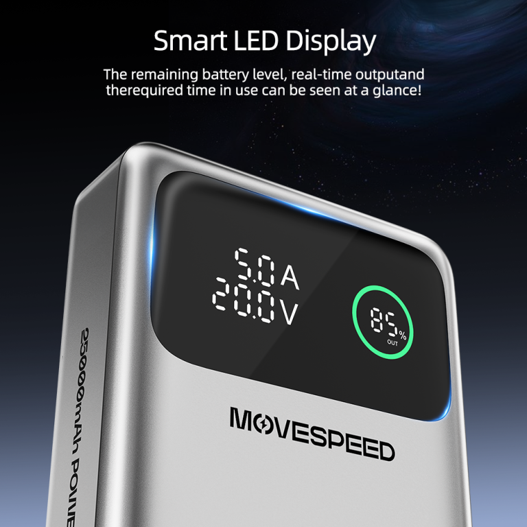 MOVESPEED M25 Pro power bank, ami többet tud az átlagnál 7