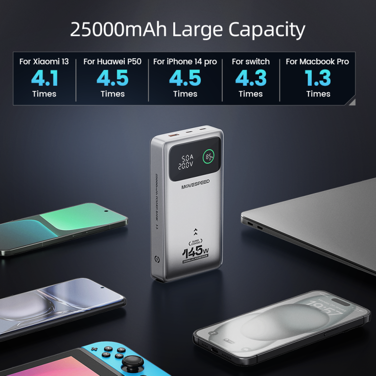 MOVESPEED M25 Pro power bank, ami többet tud az átlagnál 6