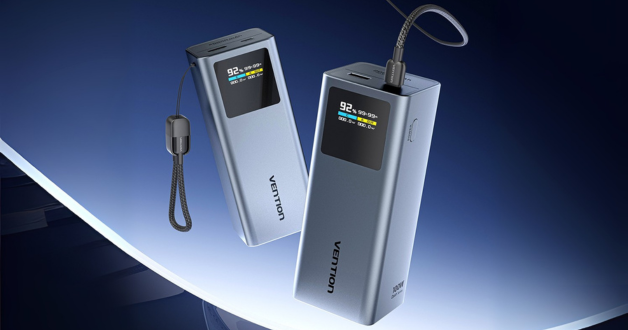 Itt a Vention 100 W-os power bank laptophoz és telefonhoz 1