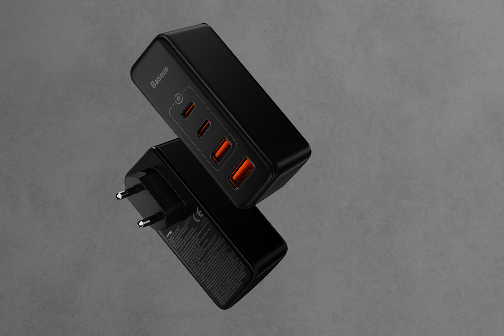 Baseus 100 W-os GaN töltő, itthoni ár alatt, Aliról 1