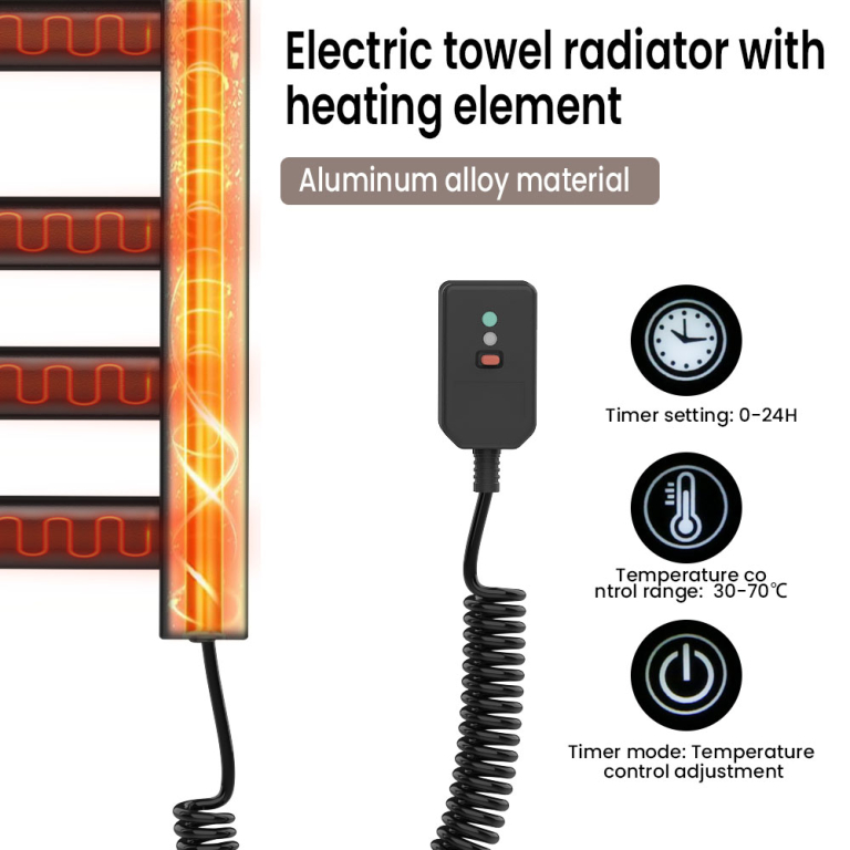 Elektromos törölközőszárító – A te fürdőd is lehet luxus 10
