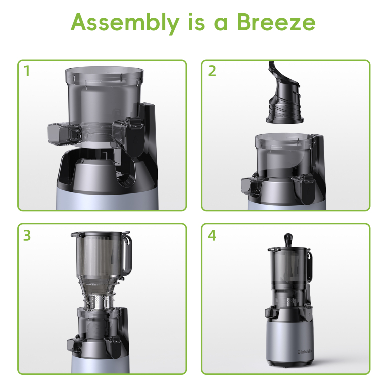 Egészséges levek egyszerűen a Biolomix SJ-023 Juicerrel 16