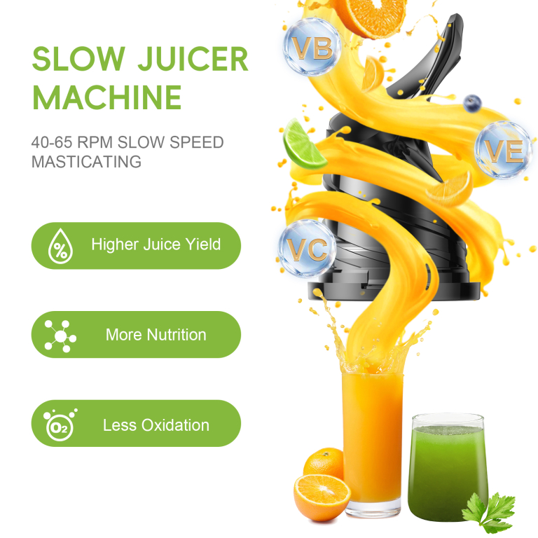 Egészséges levek egyszerűen a Biolomix SJ-023 Juicerrel 8
