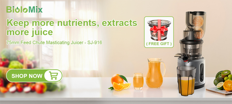 Egészséges levek egyszerűen a Biolomix SJ-023 Juicerrel 15