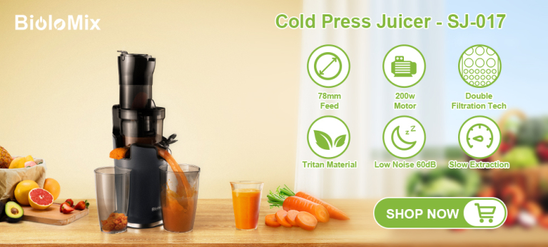 Egészséges levek egyszerűen a Biolomix SJ-023 Juicerrel 14