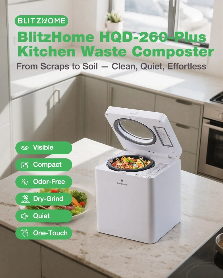 Az ételmaradékból kincs – Itt az új BlitzHome HQD-260-Plus 13