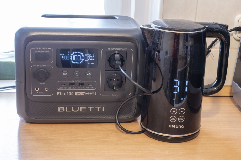 Bluetti Elite 100 V2 power station teszt 40