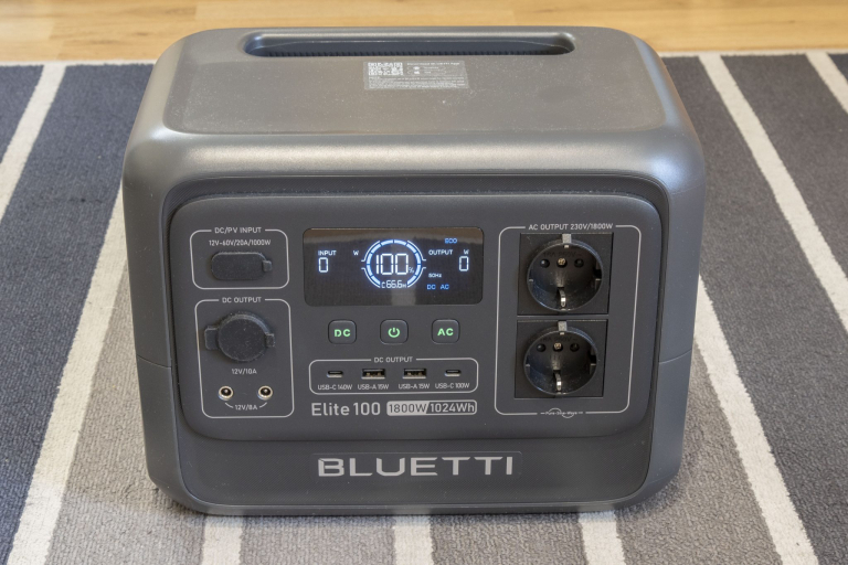 Bluetti Elite 100 V2 power station teszt 5