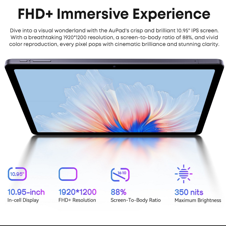 CHUWI AuPad: Android 14 és Full HD+ élmény a hétköznapokra 5