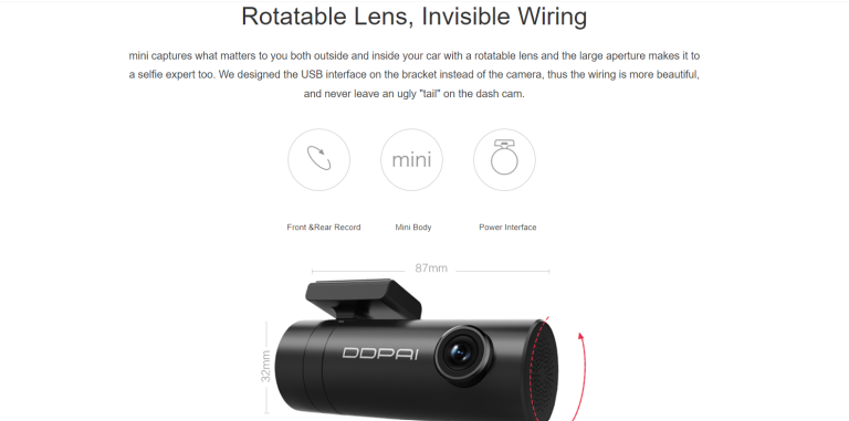 DDPAI mini dash cam – Vezess nyugodtan, rögzíts mindent! 5
