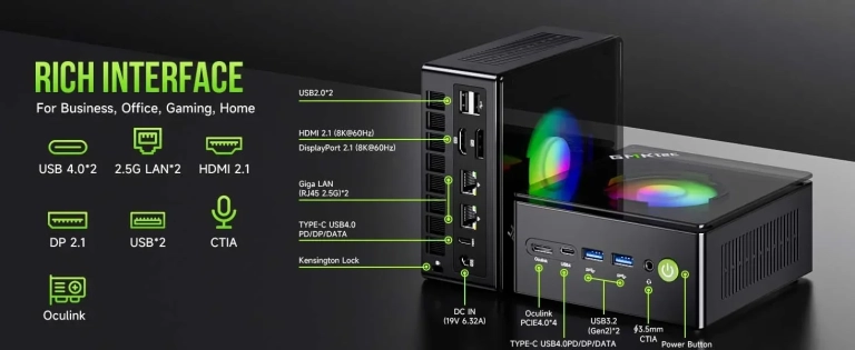 A GMKtec K11 mini PC nem ismeri a “túl sok” kifejezést 17