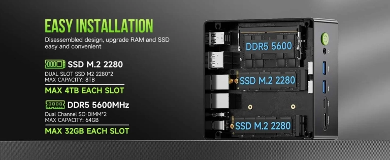 A GMKtec K11 mini PC nem ismeri a “túl sok” kifejezést 14