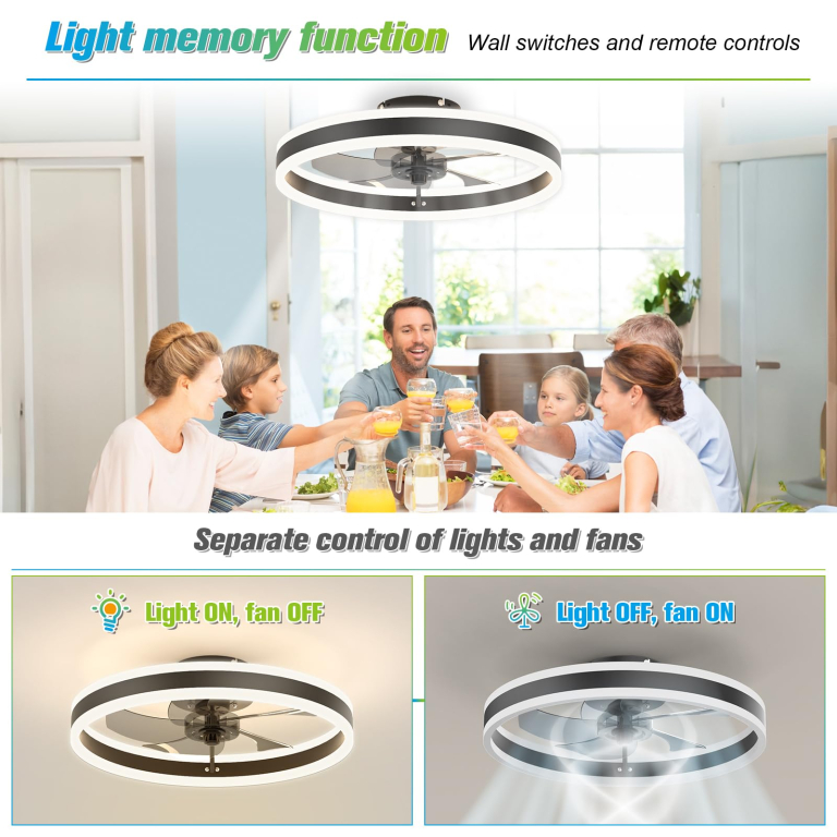 IRALAN ventilátoros lámpa: a négyévszakos plafonmester 9