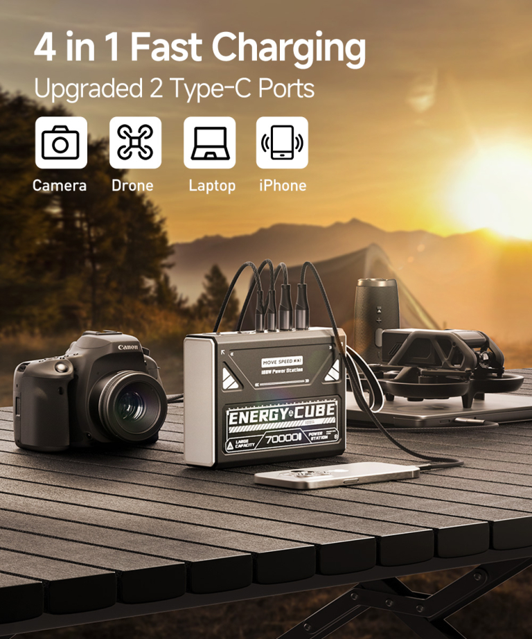 MOVESPEED Z70 Pro: a power bank, ami 24 napig kitart 7